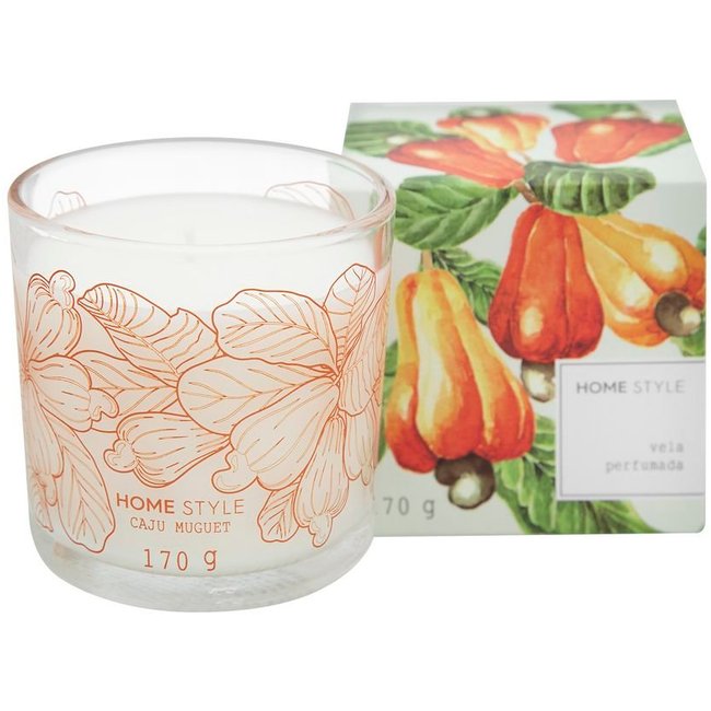 Vela Perfumada Home Style Caju Muguet