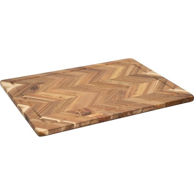 Tábua Home Style Chevron Acácia 40 cm x 30 cm