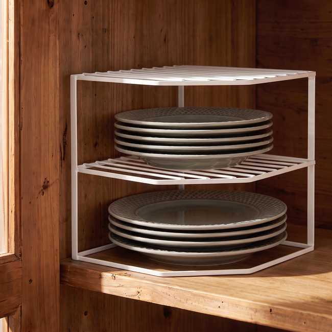 Organizador de Armário para Pratos Home Style Flat