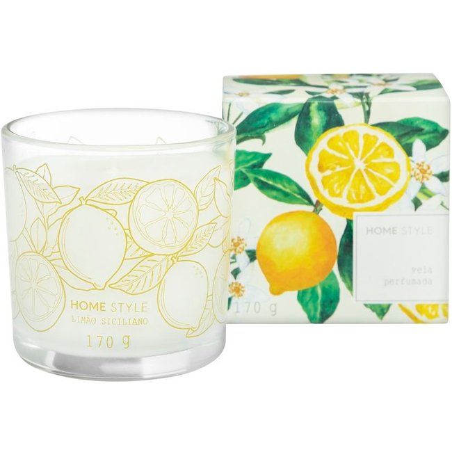 Vela Perfumada Home Style Limão Siciliano