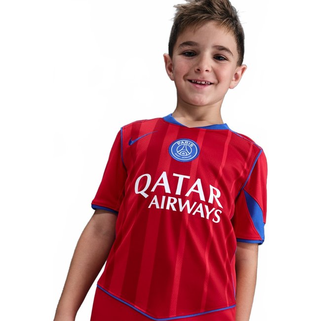 Camisa Paris Saint-Germain Nike Total 90 III 2025/26 Torcedor Pro Infantil