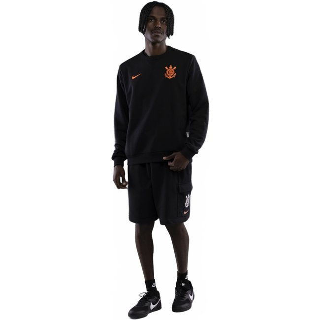Blusão Corinthians Nike Total 90 Crew Masculino