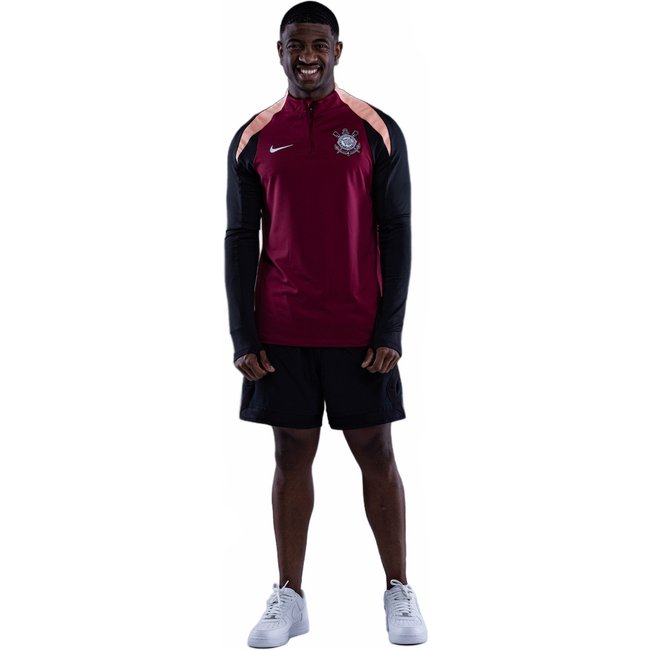 Camisa Corinthians Manga Longa Nike Strike 2026 Treino Masculina