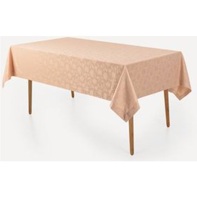 Toalha de Mesa Retangular 6 Lugares Easy Wash Victória Rosé
