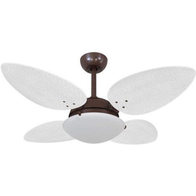 Ventilador de Teto Volare Premium Café Pétalo Palmae Volare