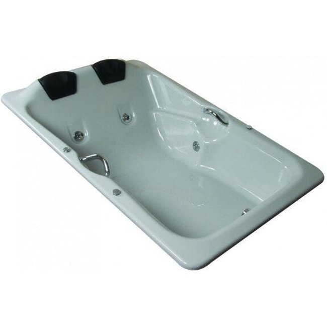Banheira de Hidromassagem Ouro Fino Acrillic Dupla Premium 1,80m x 1,20m x 47cm 06 jatos