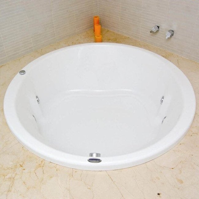 Banheira de Hidromassagem Ouro Fino Vitóriacril Top Line 1,80m x 50cm 06 Jatos