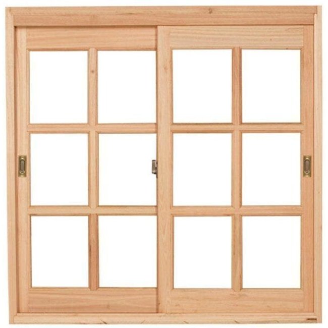 Janela De Correr Quadriculada JE221 120cm x 140cm Esel
