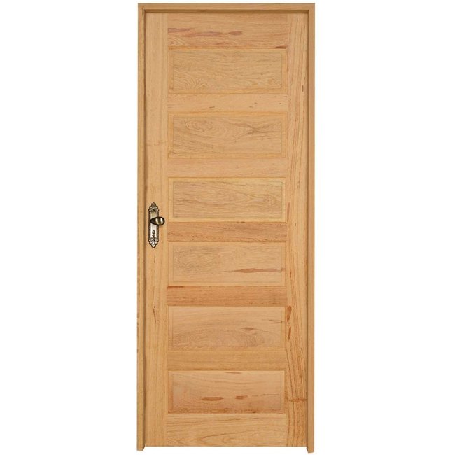 Kit Porta de Madeira Direita 213cmx84,5cmx12cm PE28 Esel