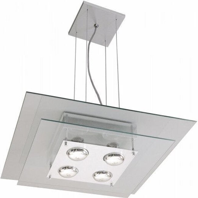 Pendente de Vidro Quadrado 50cm 133 Pantoja & Carmona