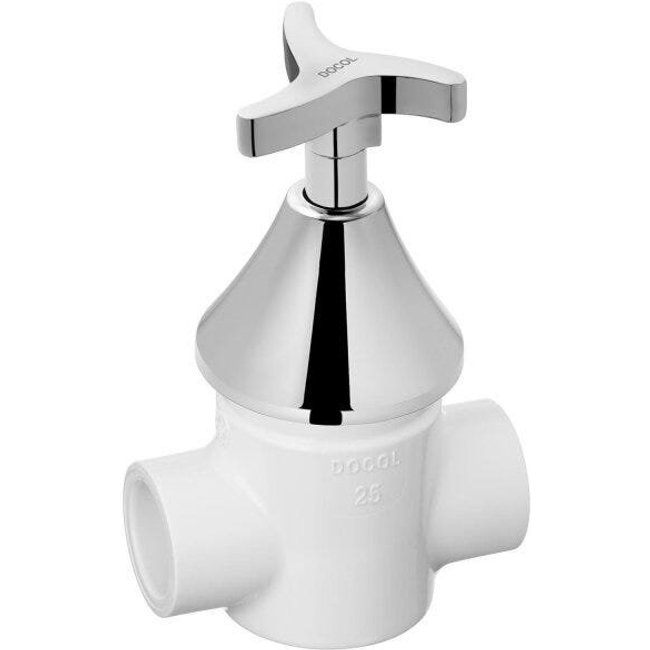 Registro Tipo Gaveta Docol Basetec PVC Trio 25mm