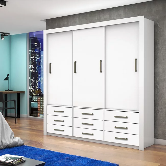 Guarda-Roupa Casal Anjos 3 Portas