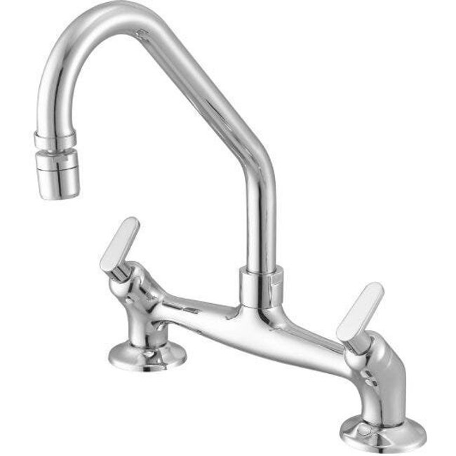 Torneira com Misturador de Cozinha para Mesa 3006 C 18 1/4V AA Uni Meber Metais