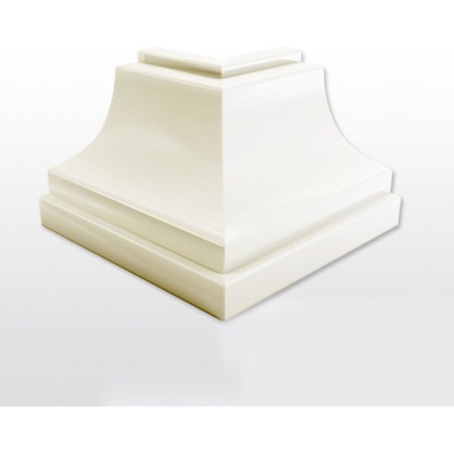 Canto Externo Polifort 8mm x 40mm Caixa com 4 unidades