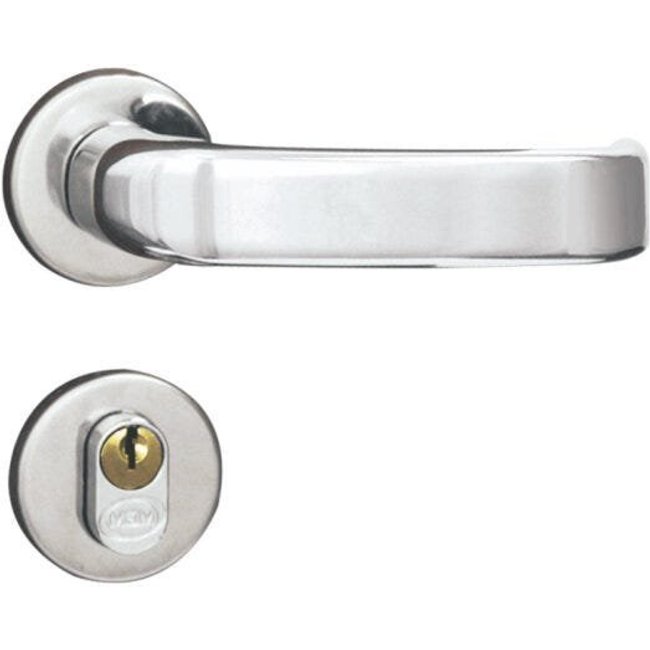 Fechadura para Porta de Entrada Externa com Roseta Napoli 40mm MGM