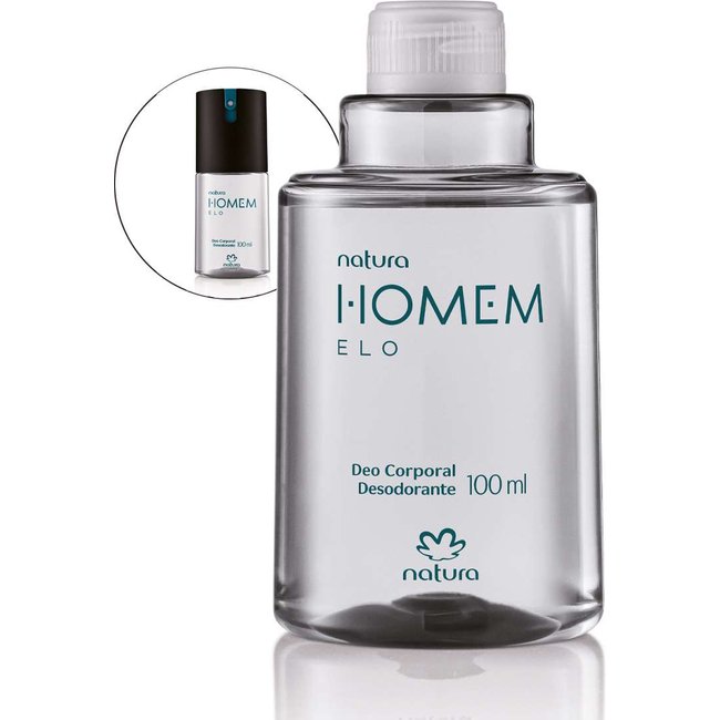 Refil Desodorante Corporal Natura Homem Elo 100 ml