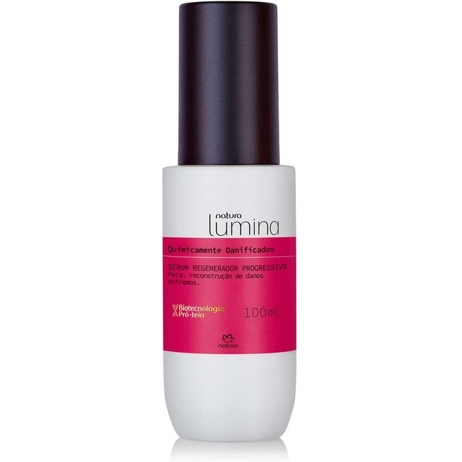Sérum Regenerador Progressivo para Cabelos Quimicamente Danificados Lumina 100 ml