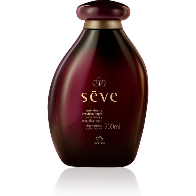 Óleo Desodorante Hidratante Corporal Sève Amêndoas e Orquídea Negra 200 ml