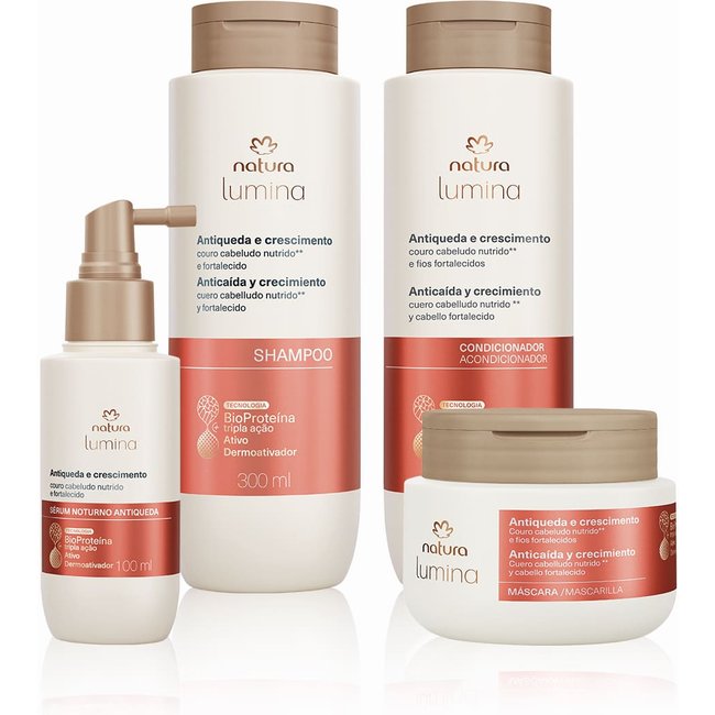 Kit Lumina Antiqueda e Crescimento (4 produtos)