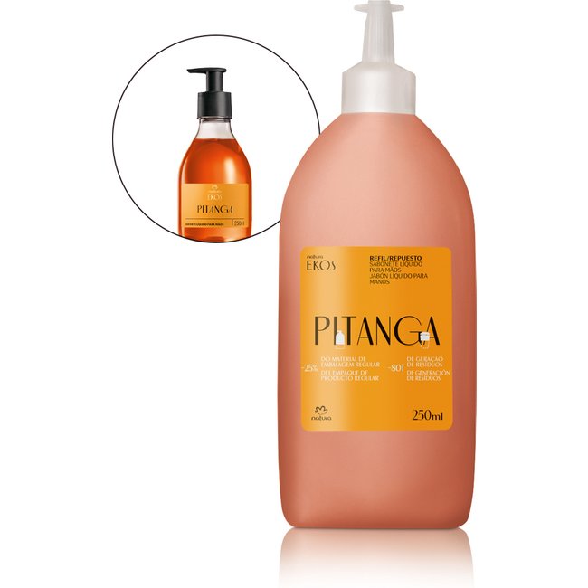 Refil Sabonete Líquido para Mãos Ekos Pitanga 250 ml
