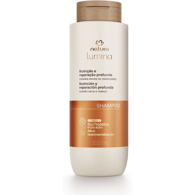 Shampoo Nutritivo para Cabelos Secos ou Ressecados Lumina 300 ml