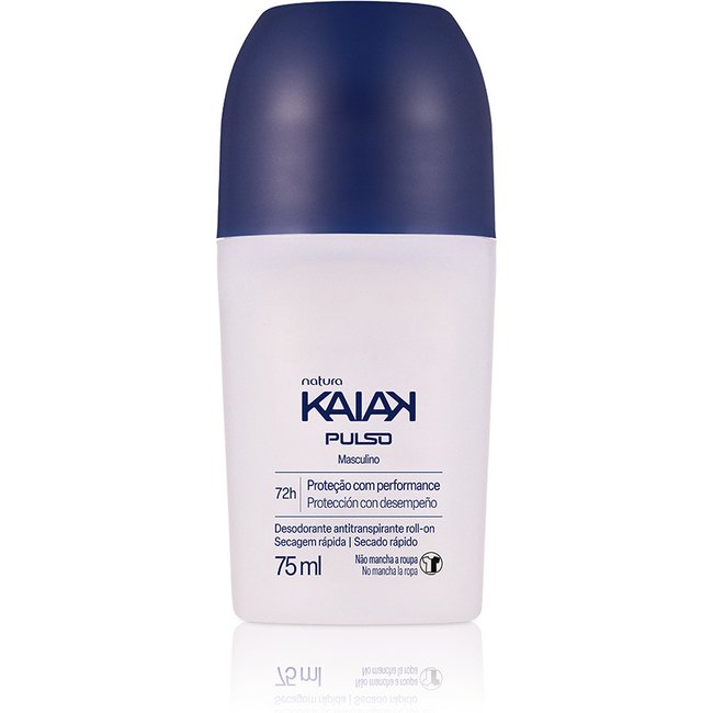 Desodorante Antitranspirante Roll-on Kaiak Pulso Masculino 75 ml