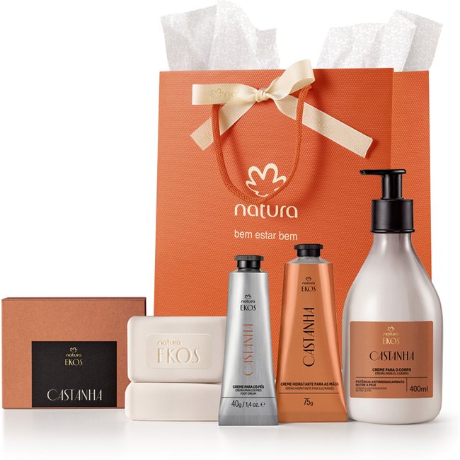 Presente Natura Ekos Castanha Completo (4 produtos)