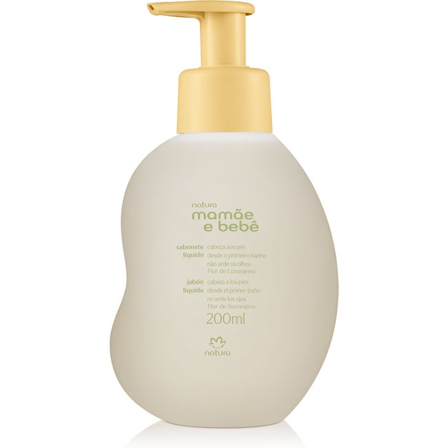 Sabonete Líquido Mamãe e Bebê Flor de Laranjeira 200 ml