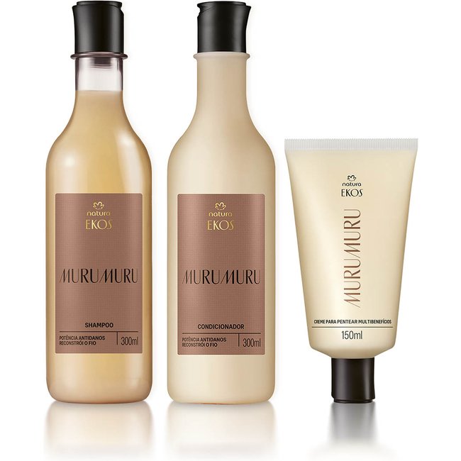 Kit Ekos Murumuru Shampoo, Condicionador e Creme para Pentear