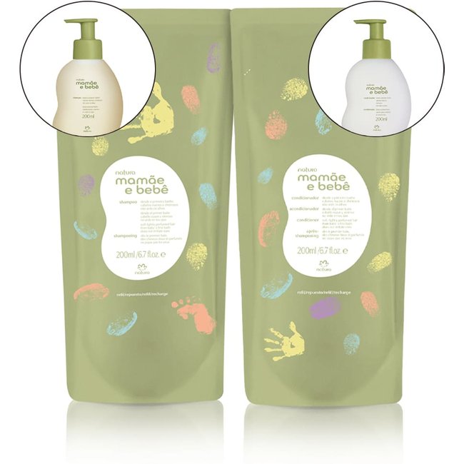 Kit Refis Shampoo e Condicionador Mamãe e Bebê (2 produtos)