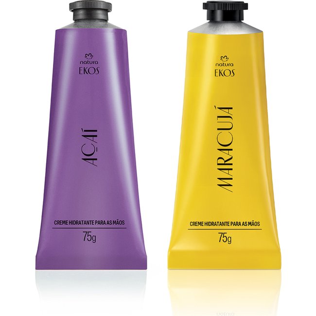 Kit Creme Hidratante para as Mãos Ekos Açaí e Ekos Maracujá 2 un de 75 g