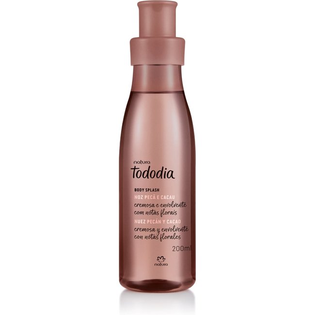Body Splash Desodorante Colônia Tododia Noz Pecã e Cacau 200 ml