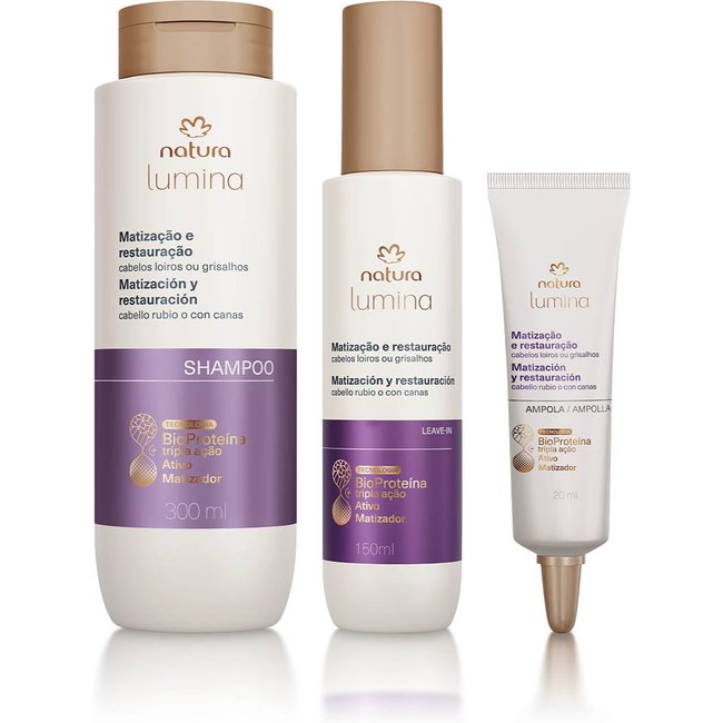 Kit Lumina Matização e Restauração para Loiros e Grisalhos