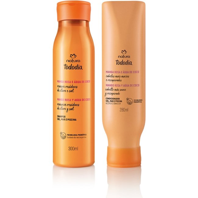 Kit Tododia Sol, Mar e Piscina Tododia Manga Rosa e Água de Coco (2 produtos)