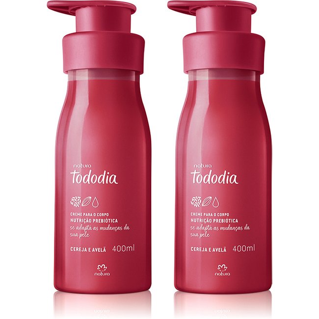 Kit Tododia Cereja e Avelã (2 produtos) 2 un de 400 ml