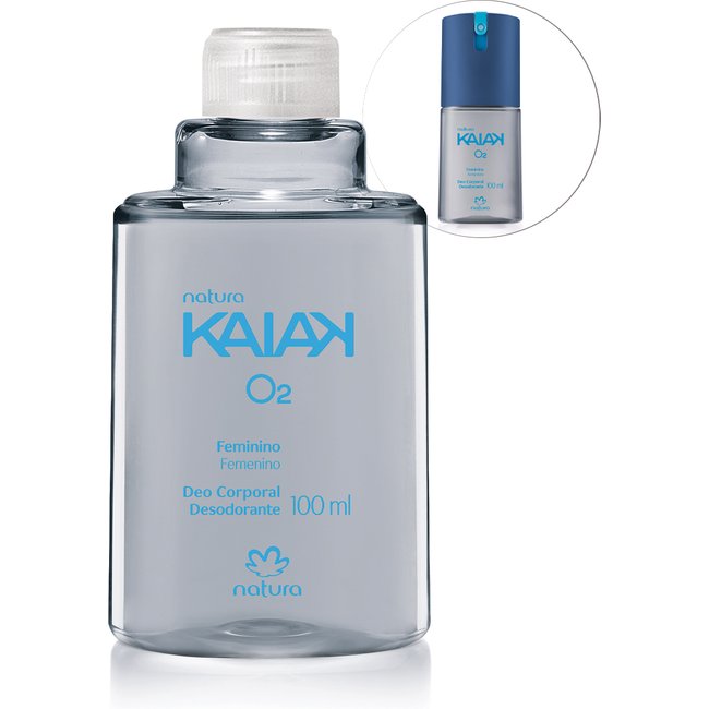 Refil Desodorante Corporal Kaiak O2 Feminino 100 ml