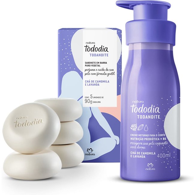 Kit Tododia Todanoite com Sabonete e Hidratante (2 produtos)