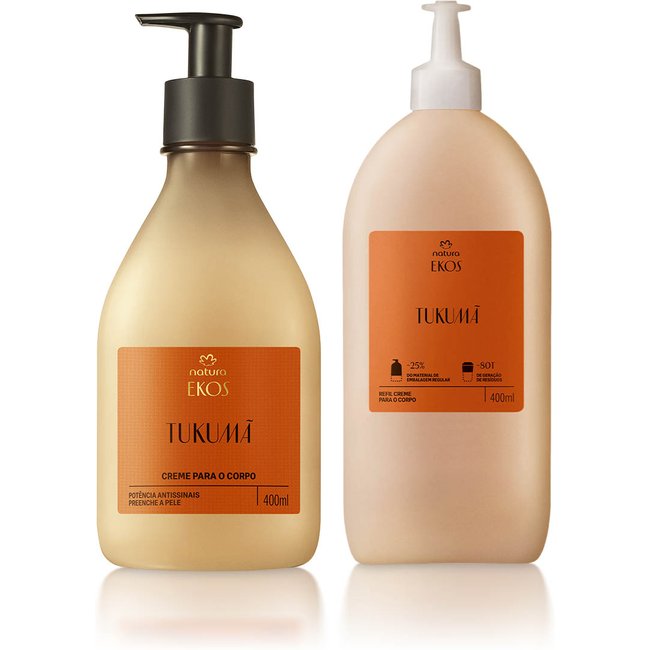 Kit Ekos Tukumã Creme para o Corpo e Refil