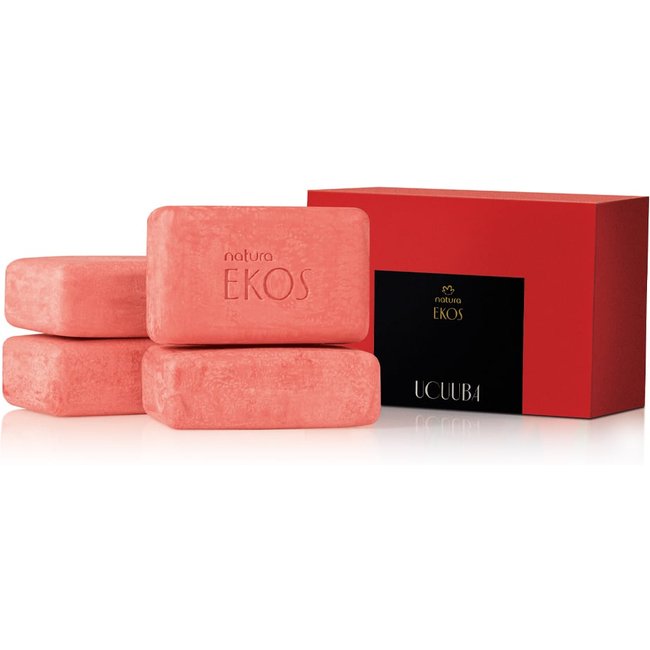 Sabonete em Barra Puro Vegetal Cremoso Ekos Ucuuba 4 un de 100 g