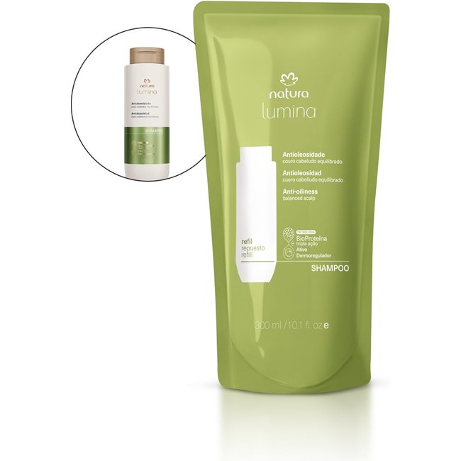 Refil Shampoo Equilibrante Antioleosidade Lumina