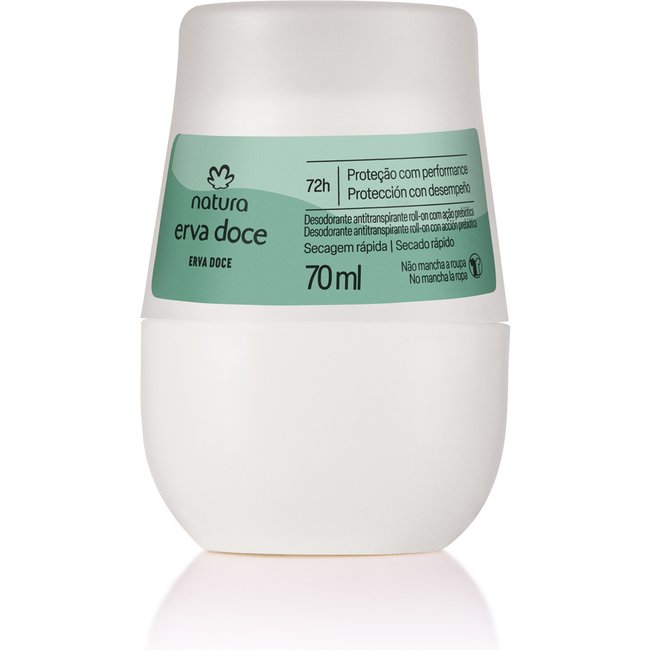 Desodorante Antitranspirante Roll-on Erva Doce 70 ml