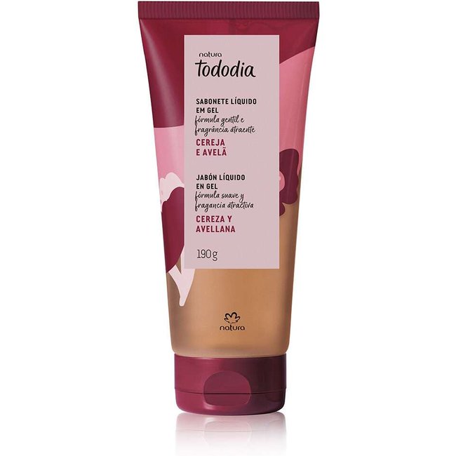 Sabonete Líquido em Gel Tododia Cereja e Avelã 190 g