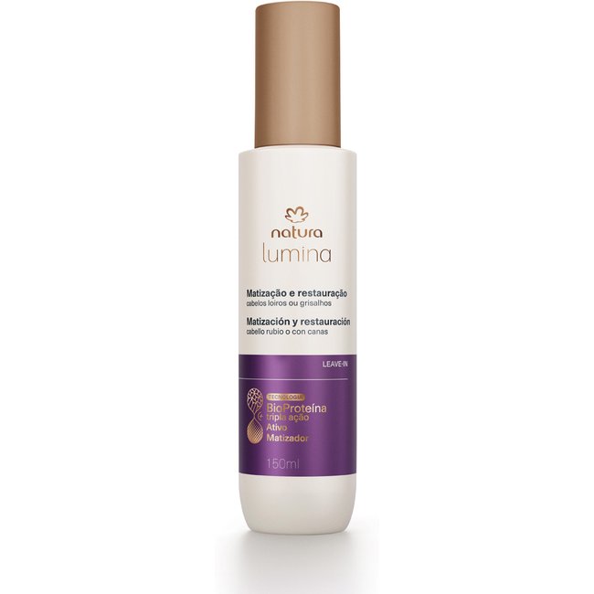 Leave-in Matizador para Cabelos Loiros e Grisalhos Lumina 150 ml