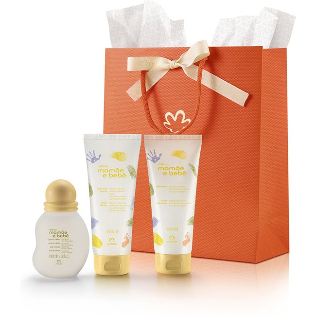 Presente Natura Mamãe e Bebê Flor de Laranjeira (3 produtos)