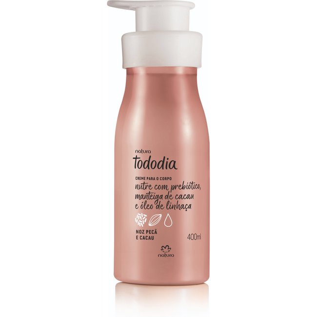 Creme Desodorante Nutritivo para o Corpo Tododia Noz Pecã e Cacau 400 ml