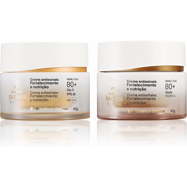 Kit Dupla Antissinais 80+ Chronos Derma (2 produtos)