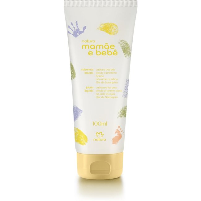 Sabonete Líquido Mamãe e Bebê Flor de Laranjeira 100 ml