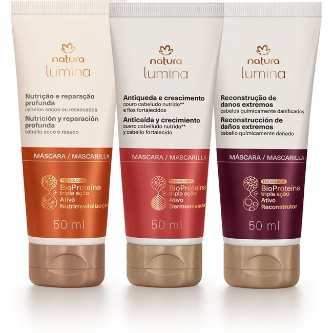 Kit Máscaras Portáteis Lumina (3 produtos)