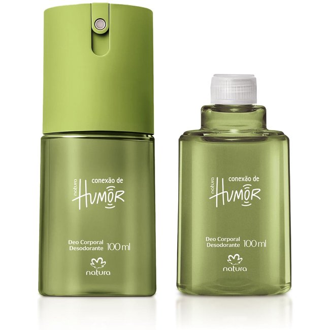 Kit Desodorante Corporal Humor Conexão Masculino com Refil