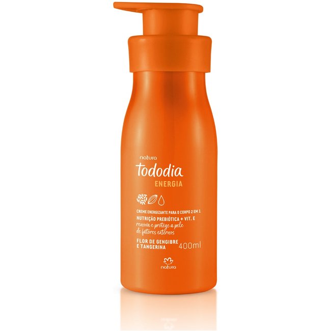 Creme Energizante Corporal 2 em 1 Tododia Energia 400 ml